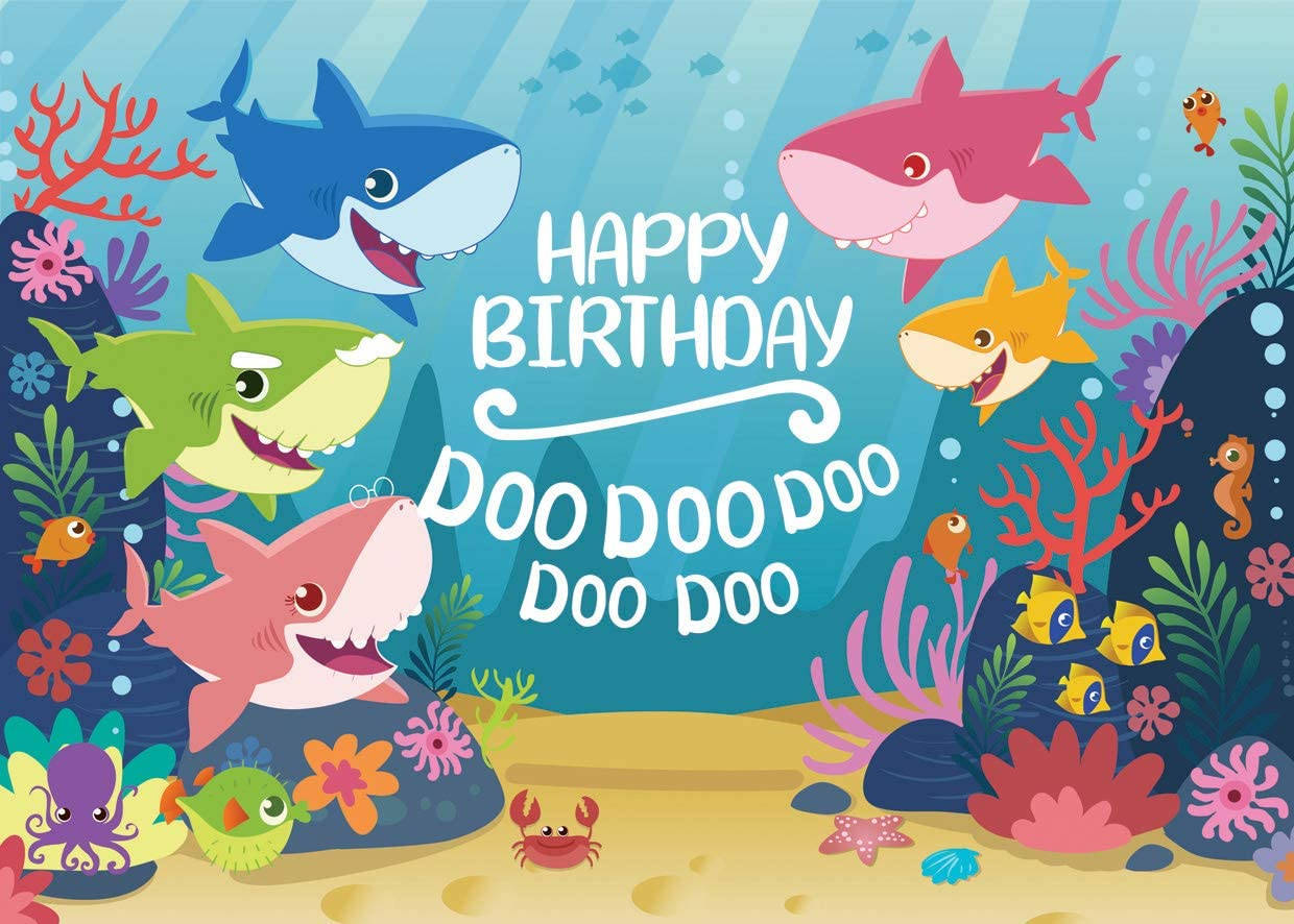 Pinkfong Baby Shark Happy Birthday Wallpaper
