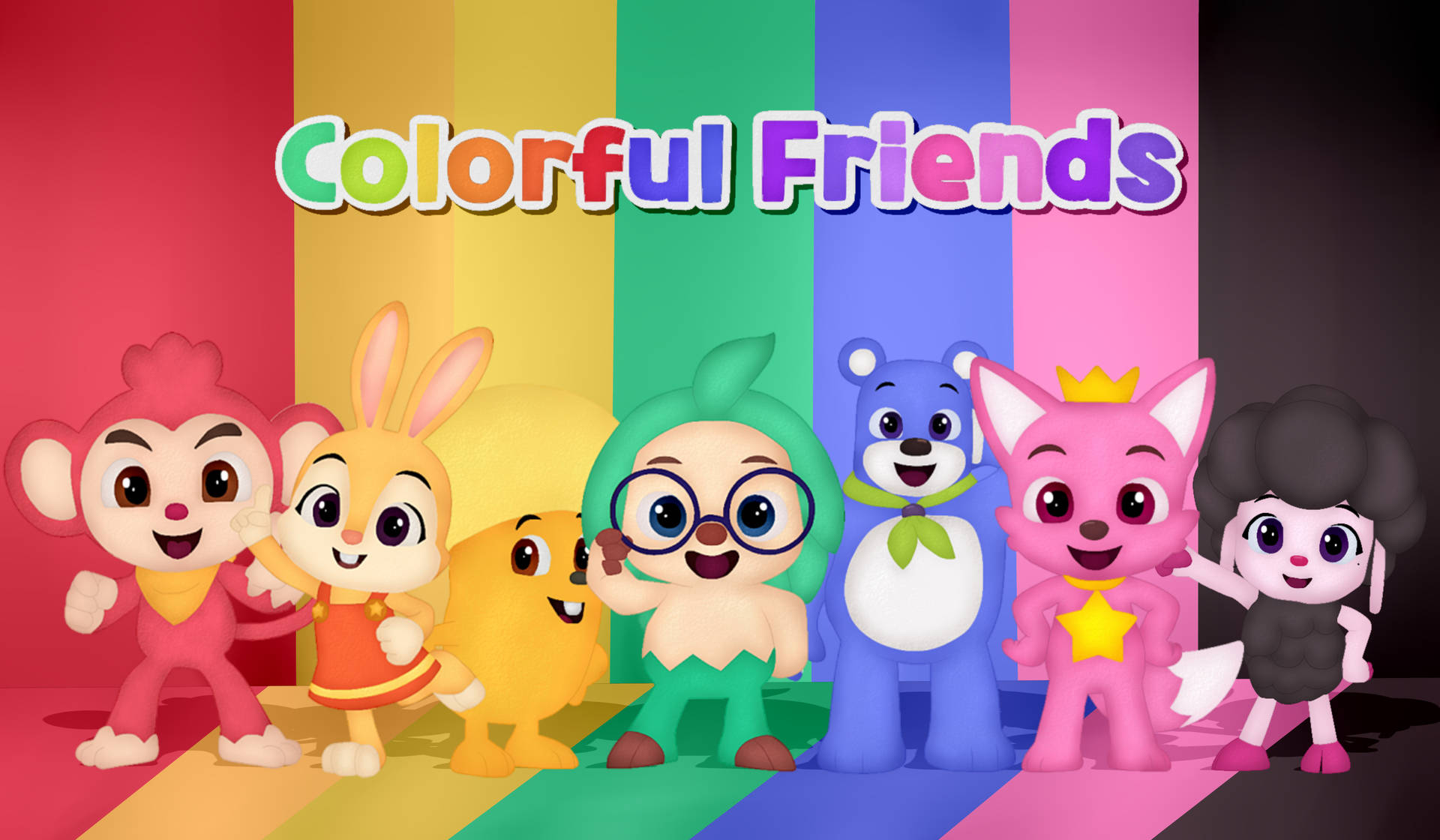 Pinkfong Colorful Friends Art