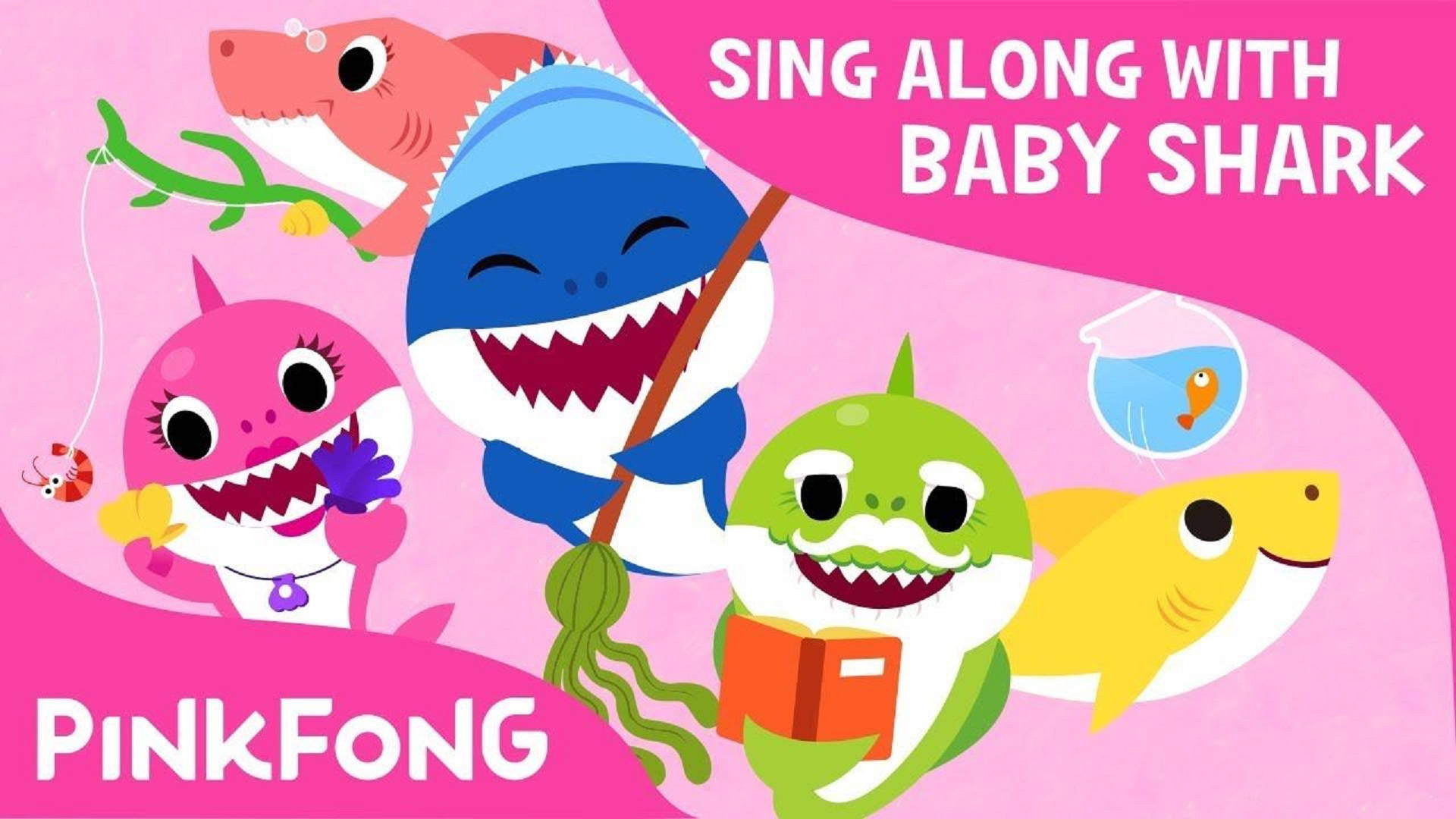 Pinkfong Sing Along With Baby Shark Background