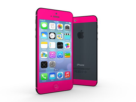 Pinki Phone Reflection PNG