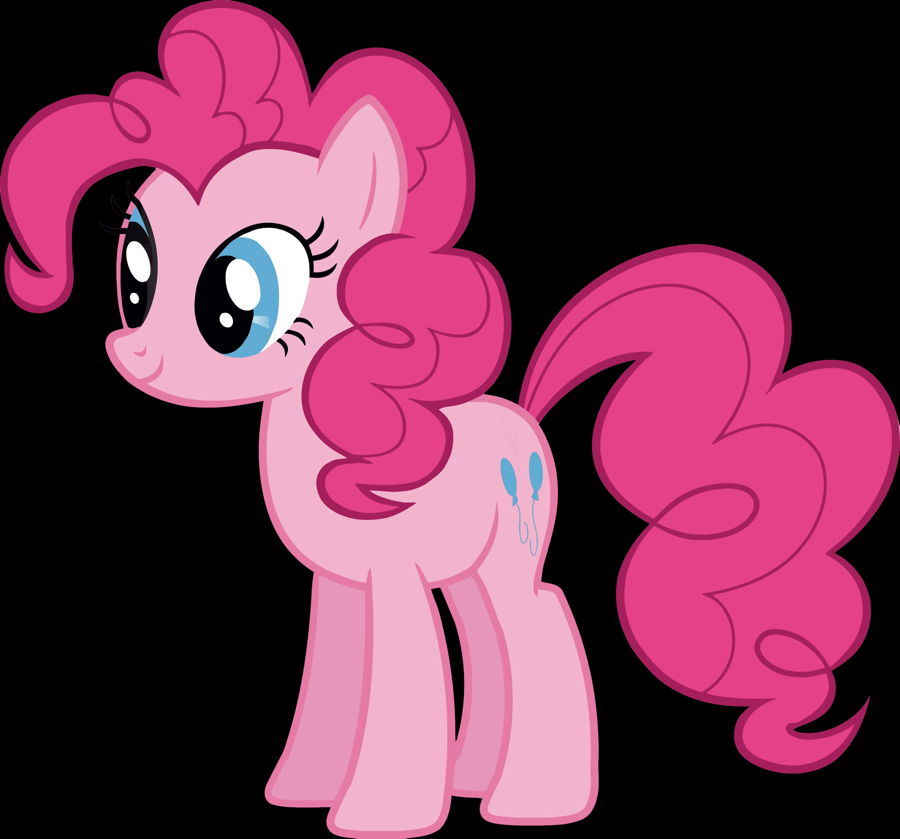 Pinkie Pie My Little Pony Vector PNG