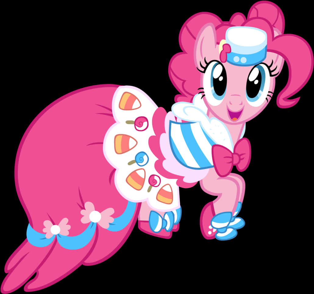 Pinkie Pie Nurse Outfit Vector PNG