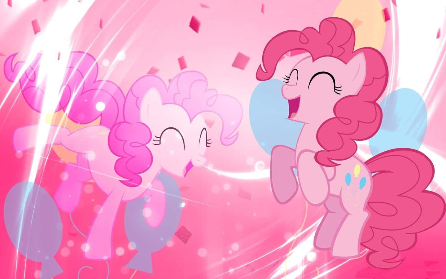 Pinkie Pie with a Popcorn Party