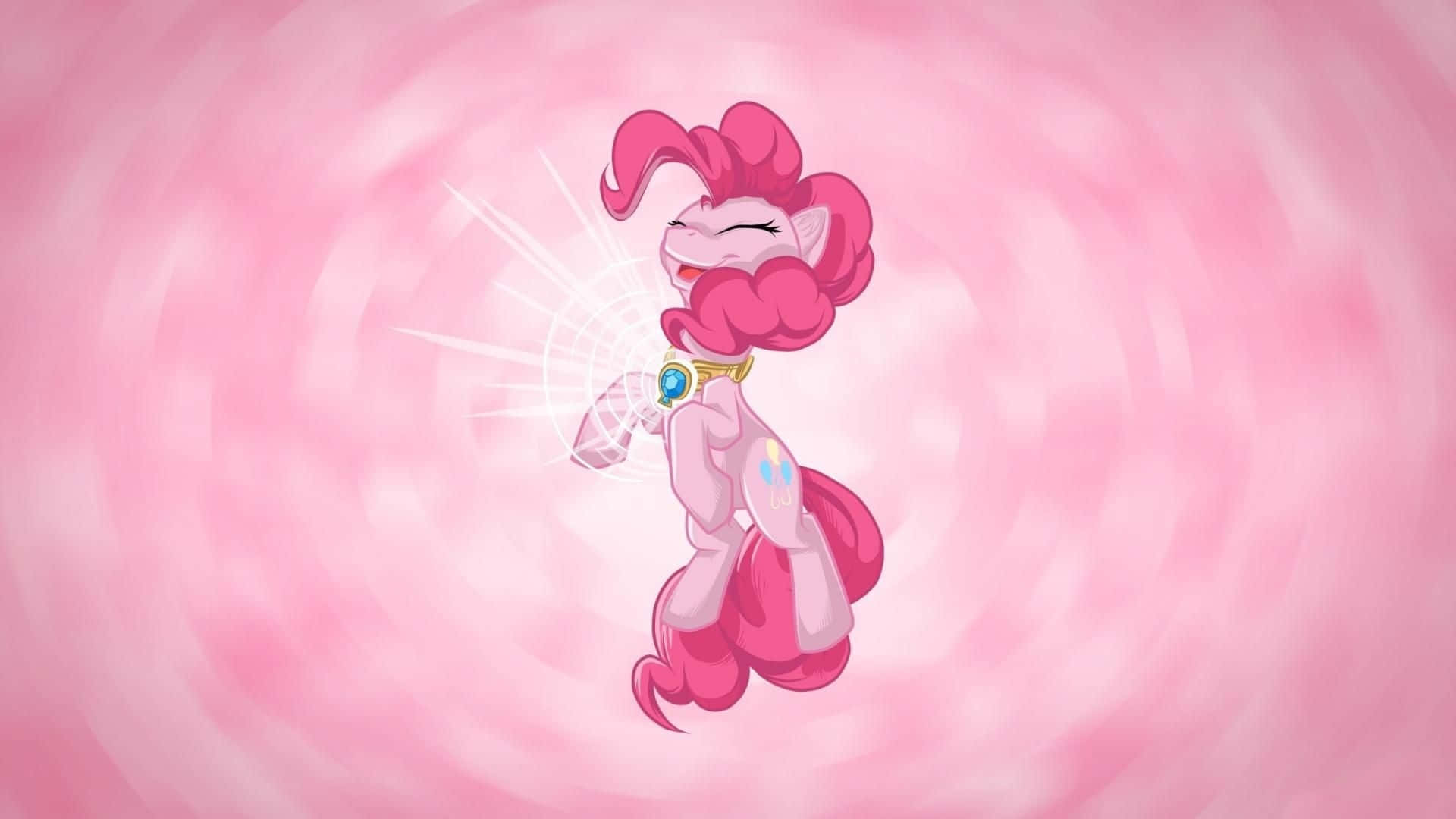 Imagende Pinkie Pie Disfrutando De Un Divertido Día Fuera.
