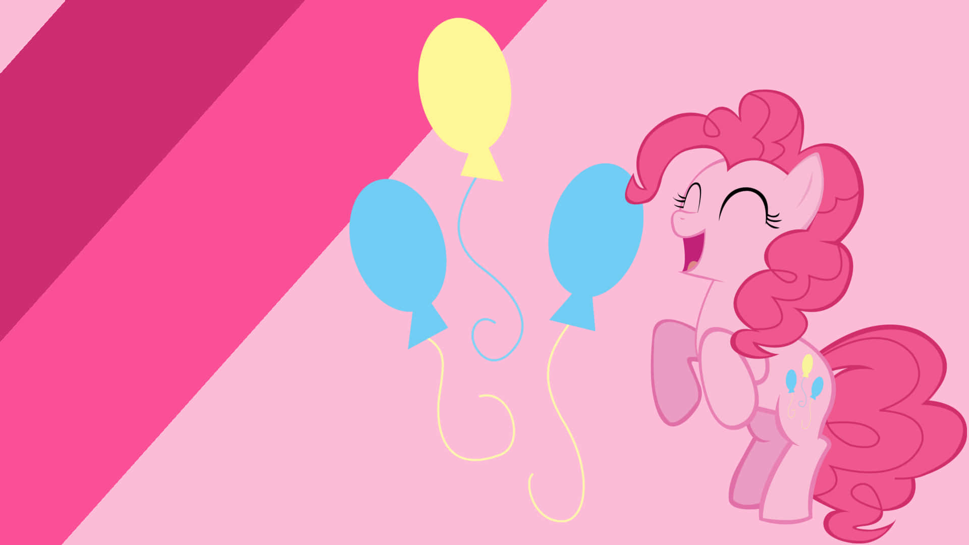 Pinkie Pie, the cheerful and cheerful pink pony