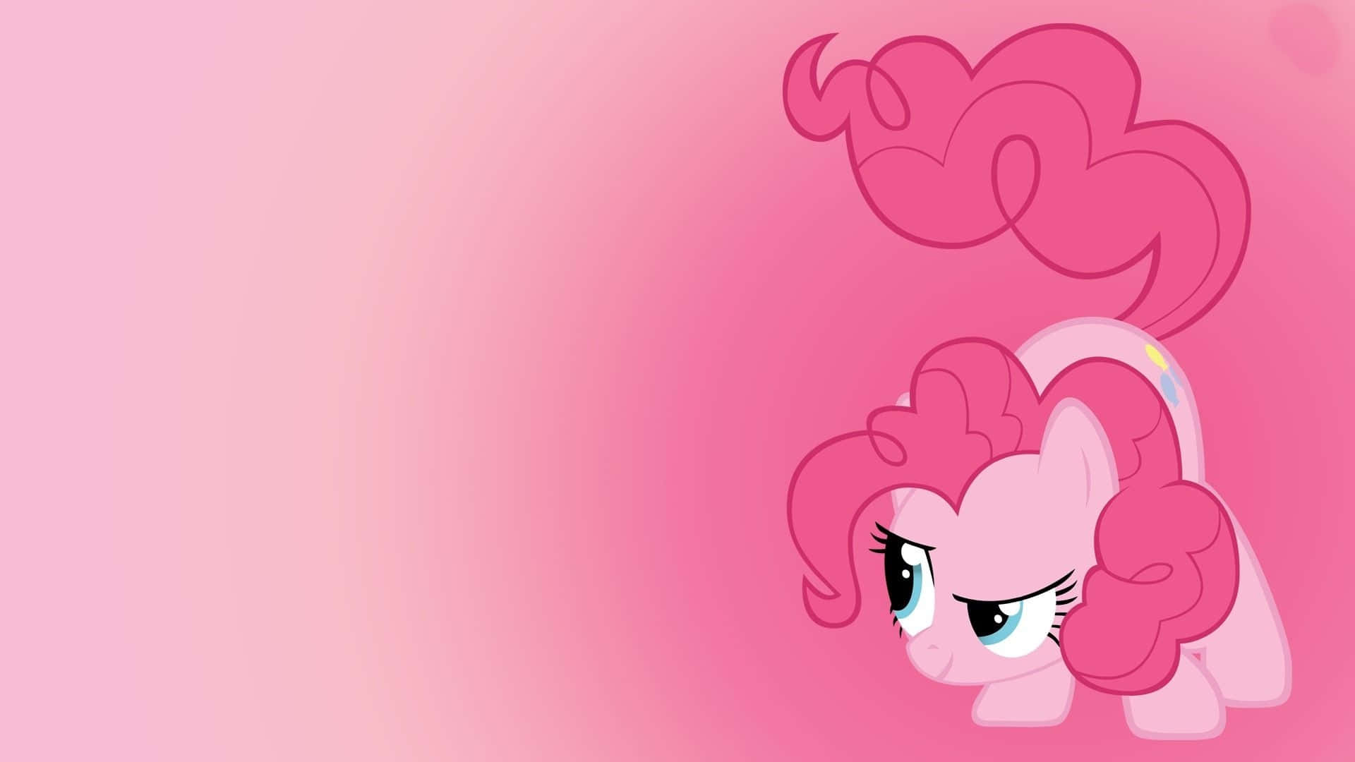 Pinkie Pie looks extra cheerful on a beautiful day.