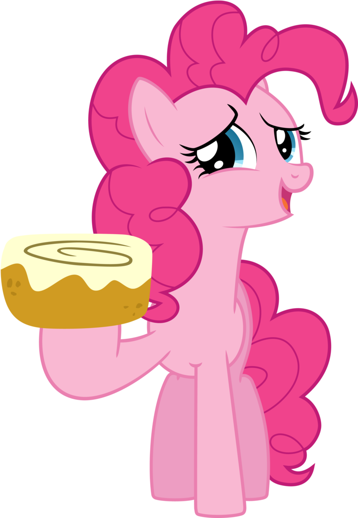 Download Pinkie Pie With Cake | Wallpapers.com