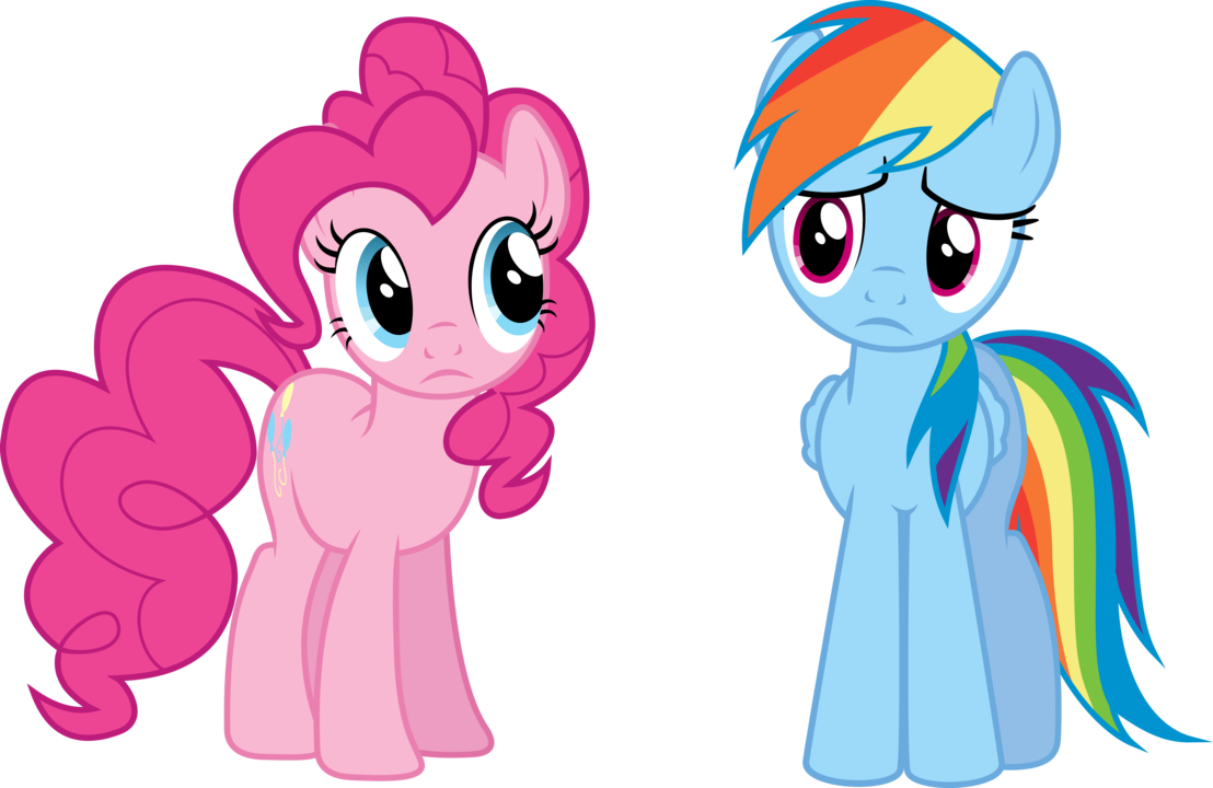 Pinkie Pieand Rainbow Dash Friendship PNG