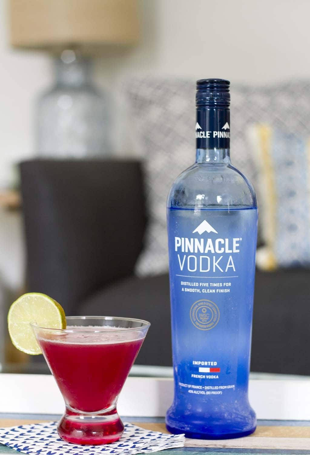 Pinnacle Vodka Bay Breeze Drink Wallpaper