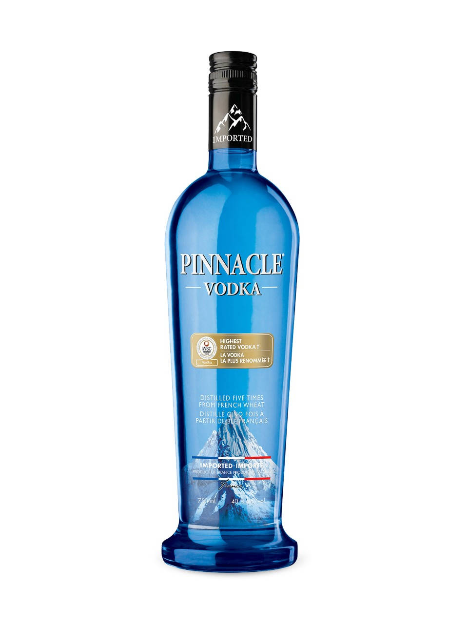 Pinnacle Vodka Blue Bottle Highest Rated Wallpaper