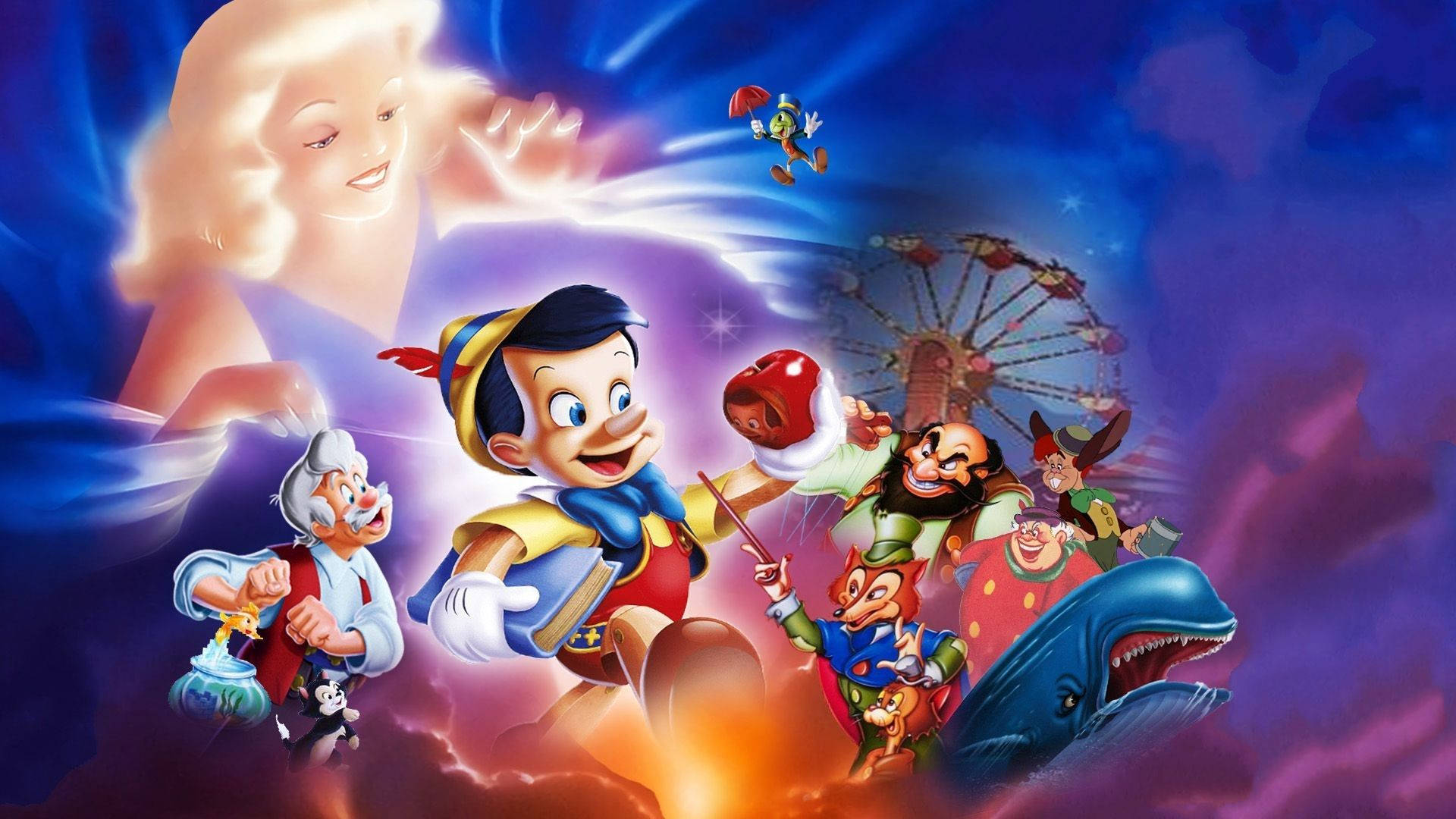 Download Pinocchio And Cast Wallpaper 