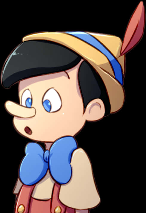 Pinocchio Character Illustration PNG