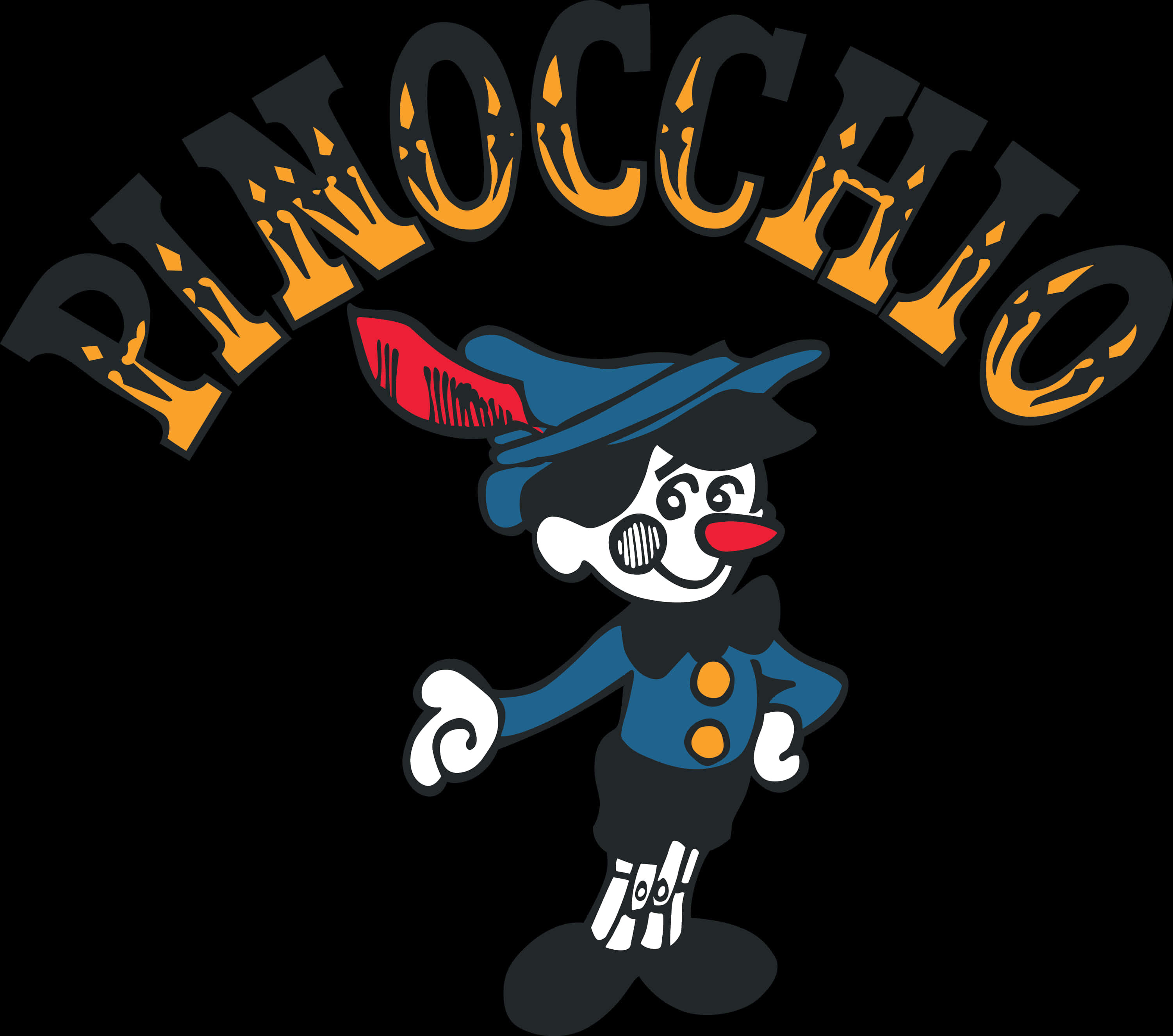 Pinocchio Character Illustration PNG