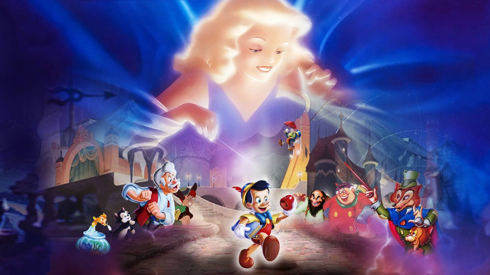 Pinocchio Characters Wallpaper