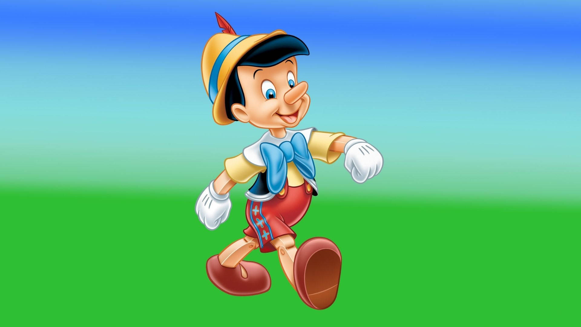 Pinocchio passing by wallpaper
