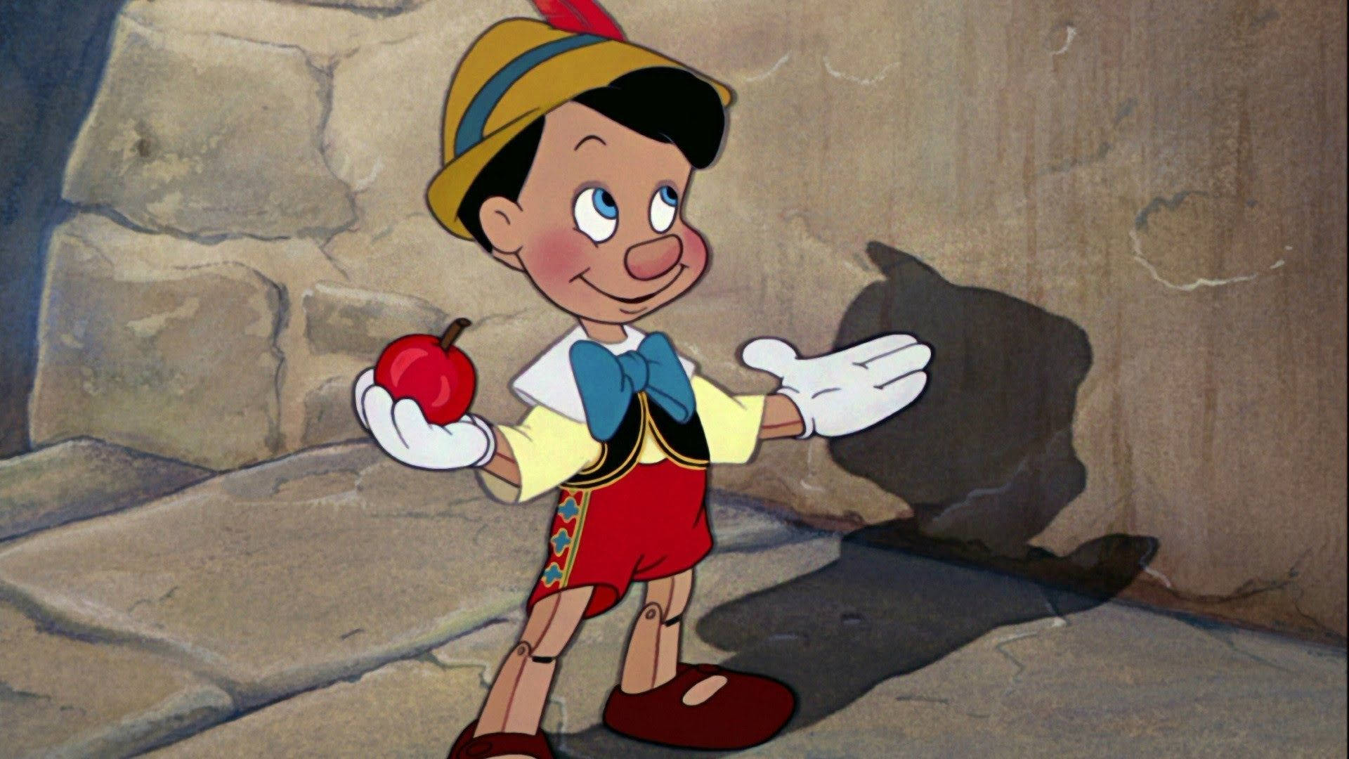 Pinocchio viser sin voksende næse Wallpaper