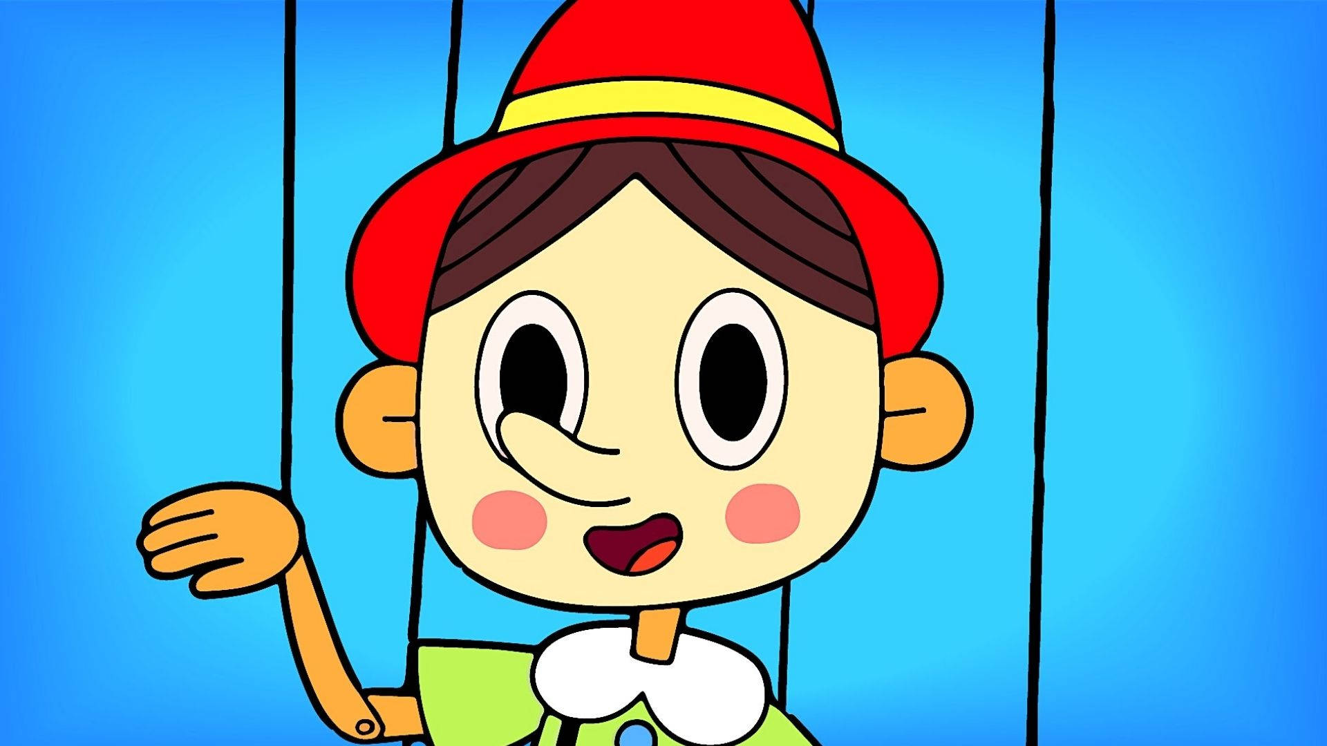 Pinocchio With Strings Wallpaper