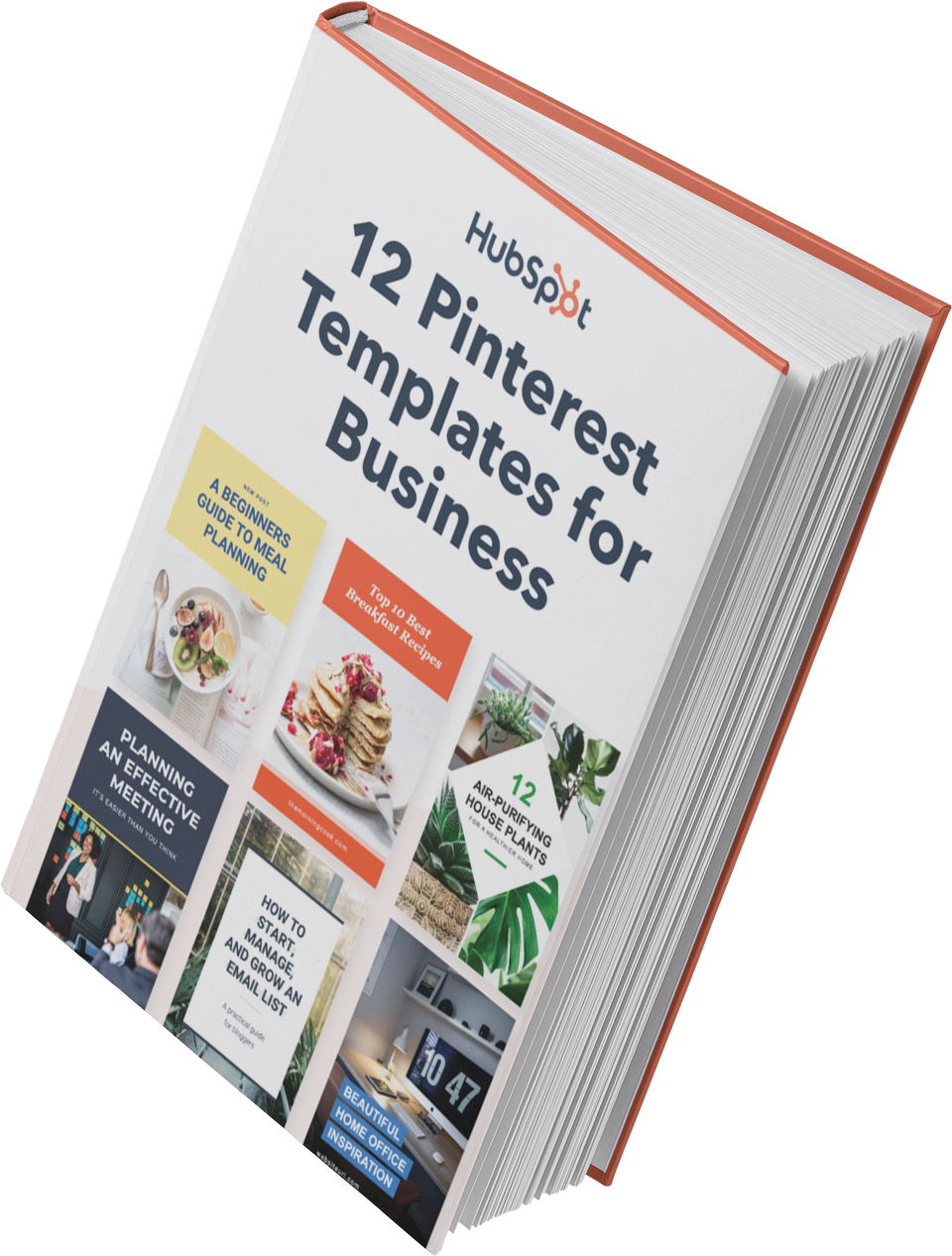 Pinterest Business Templates Magazine Cover PNG