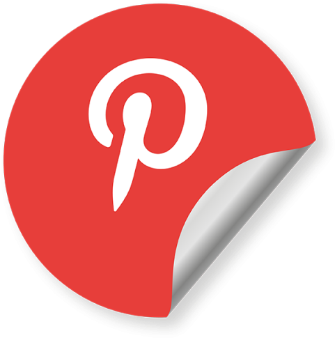 Pinterest Logo Sticker PNG