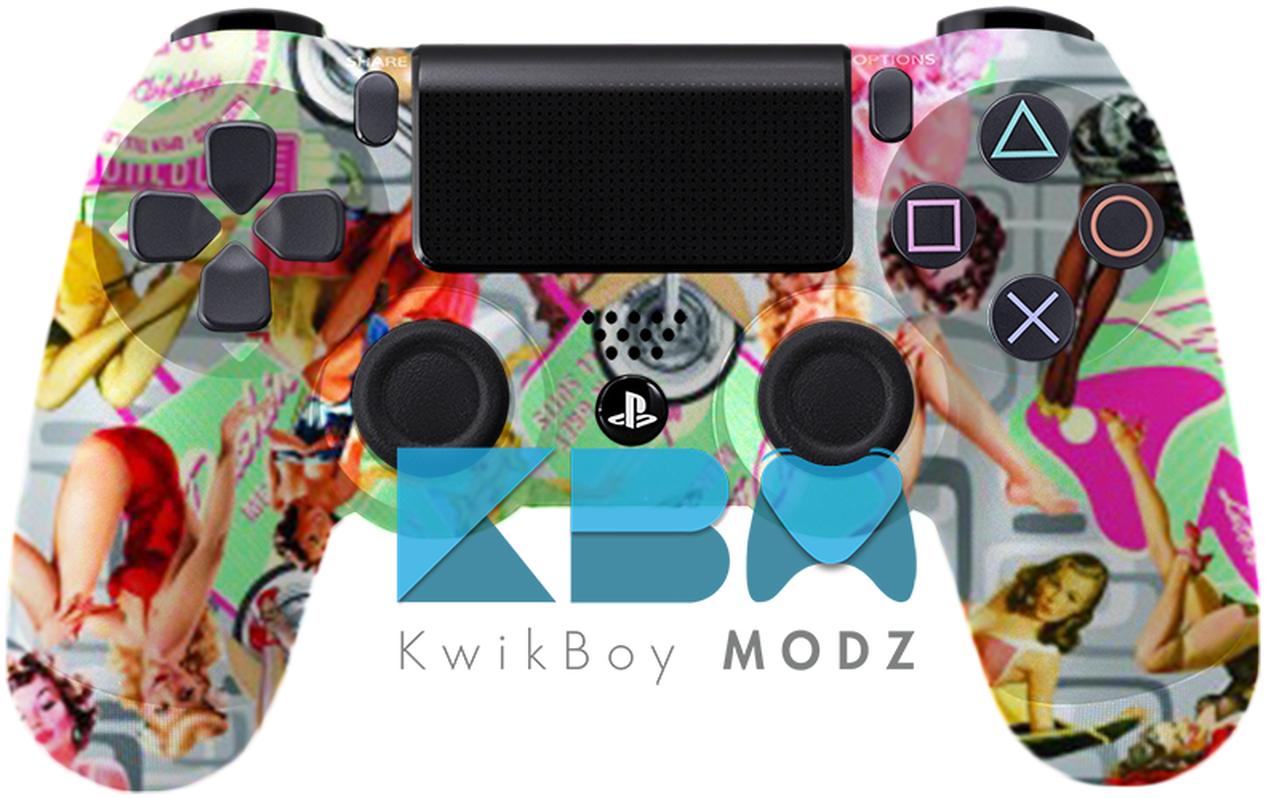 Pinup Custom P S4 Controller PNG