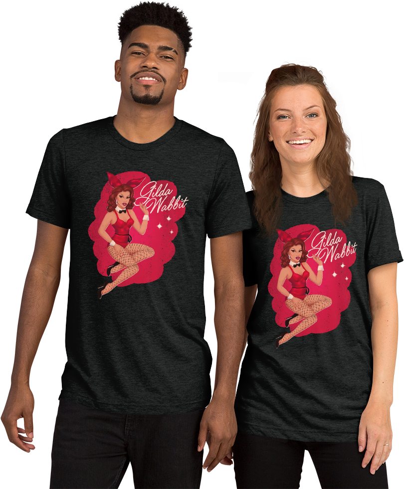 Pinup Style Couple Tshirts PNG