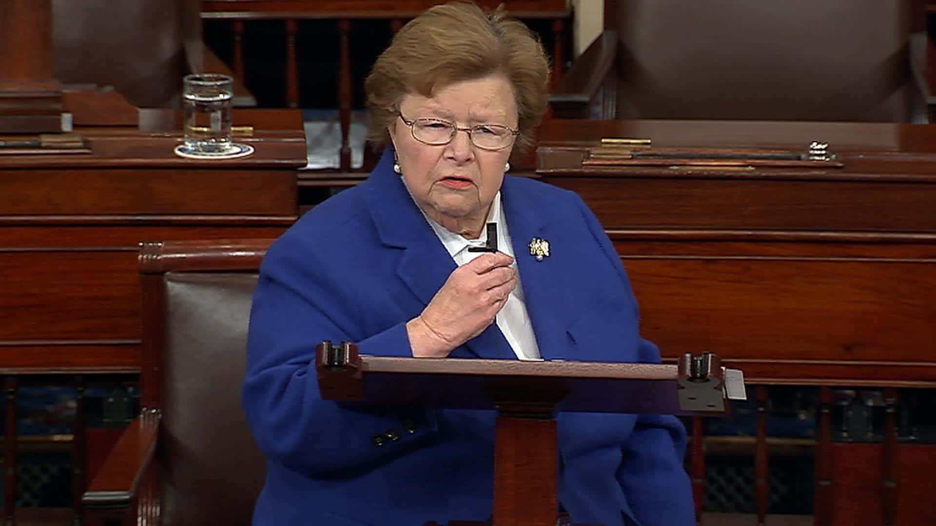 Pioneer Female Politician, Barbara Mikulski Wallpaper