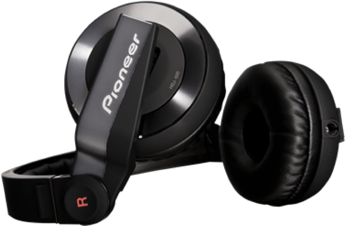 Pioneer Professional D J Headphones PNG