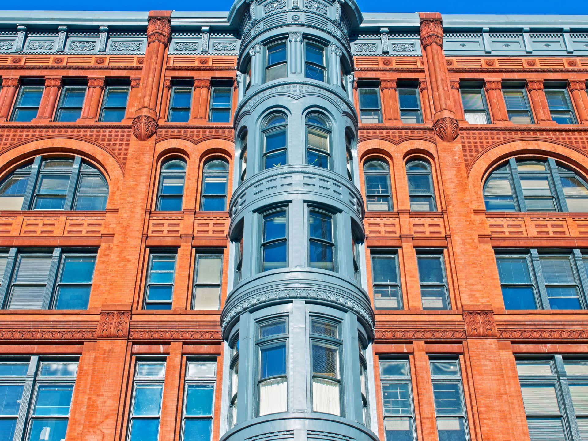 Pioneer Square Historiallinen Arkkitehtuuri Seattle Taustakuva