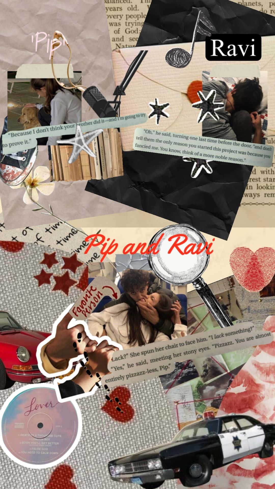 Pipand Ravi Collage Aesthetic Wallpaper