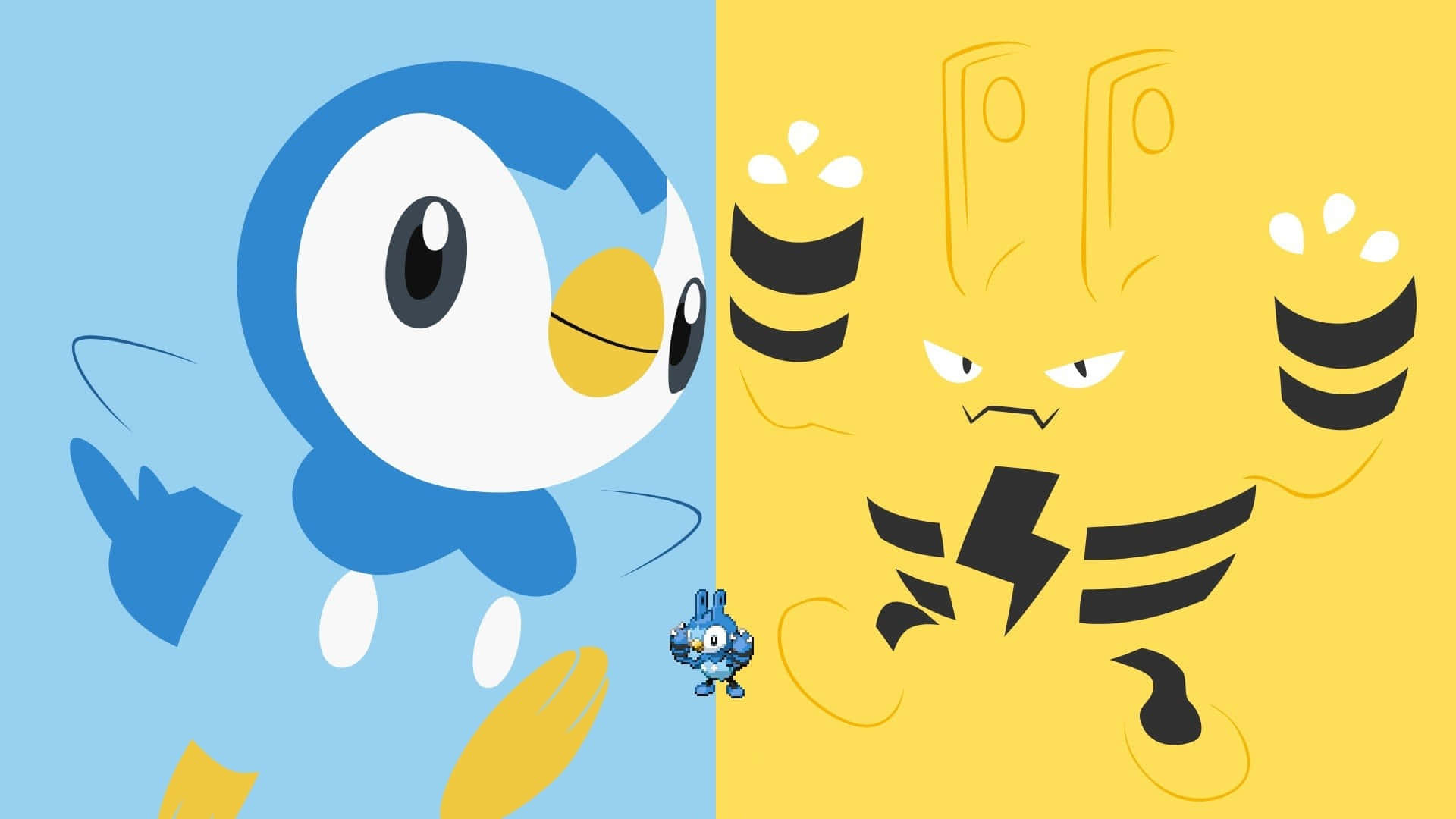 Original fanart wallpaper of Piplup based on Anime Comment if you want  any of your favorite pokemon to be redrawn  rMandJTV