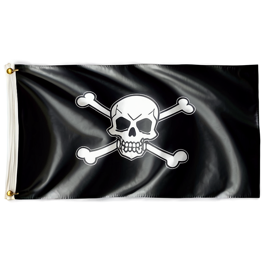 Pirate Black Skull Flag Png Mbq PNG