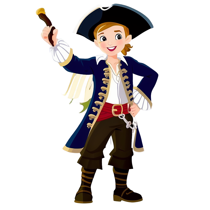 Download Pirate Boy Cartoon Png Hdv | Wallpapers.com