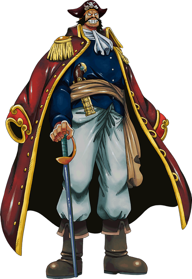 Pirate Captain Anime Character PNG