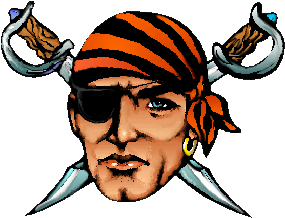 Pirate Captain Cartoon PNG