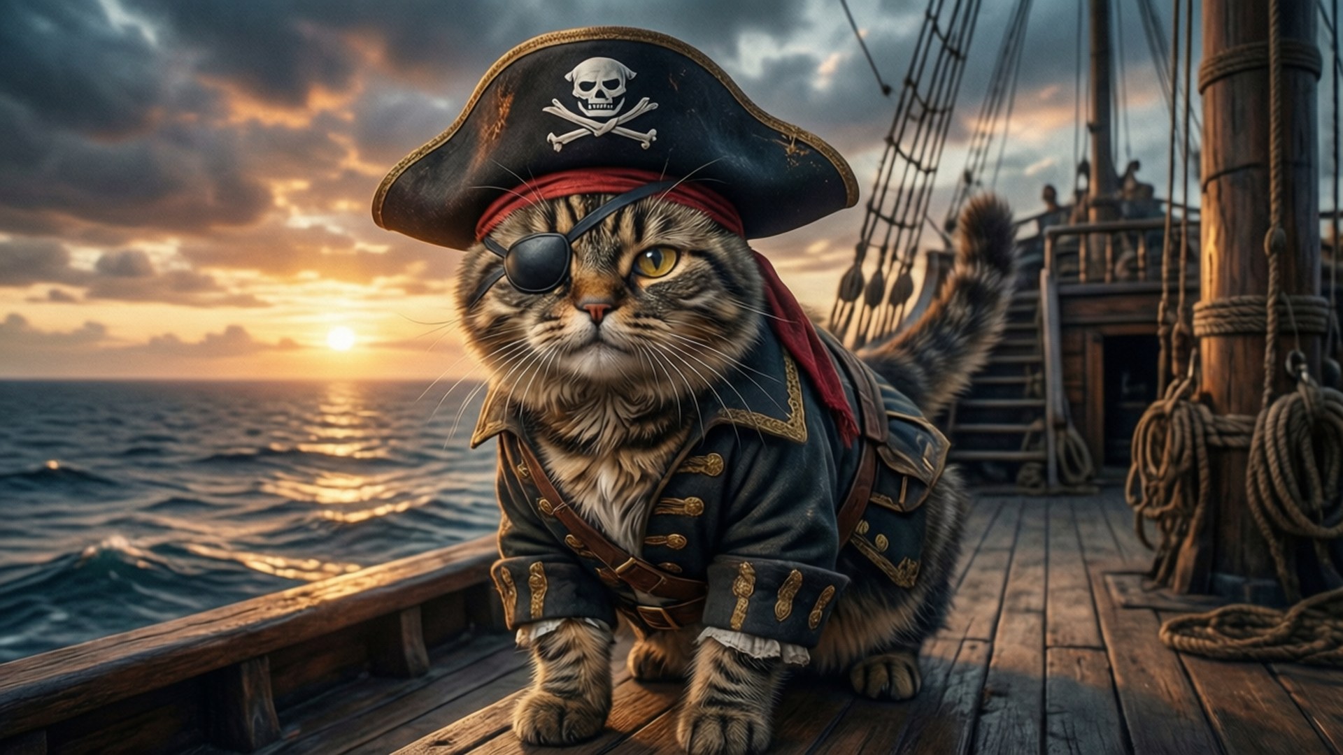 Gato Pirata Fondos de pantalla
