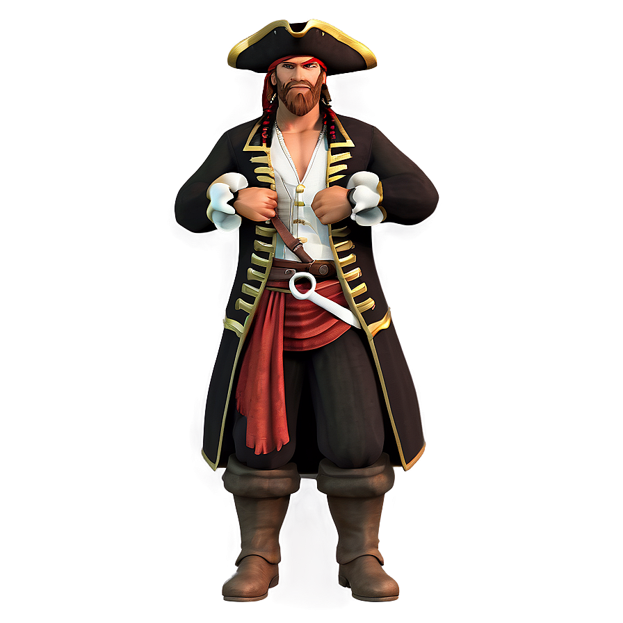 Pirate Character Png 05242024 PNG
