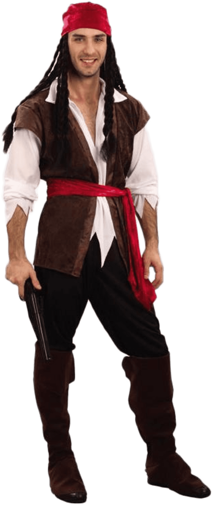 Pirate Costume Portrait PNG