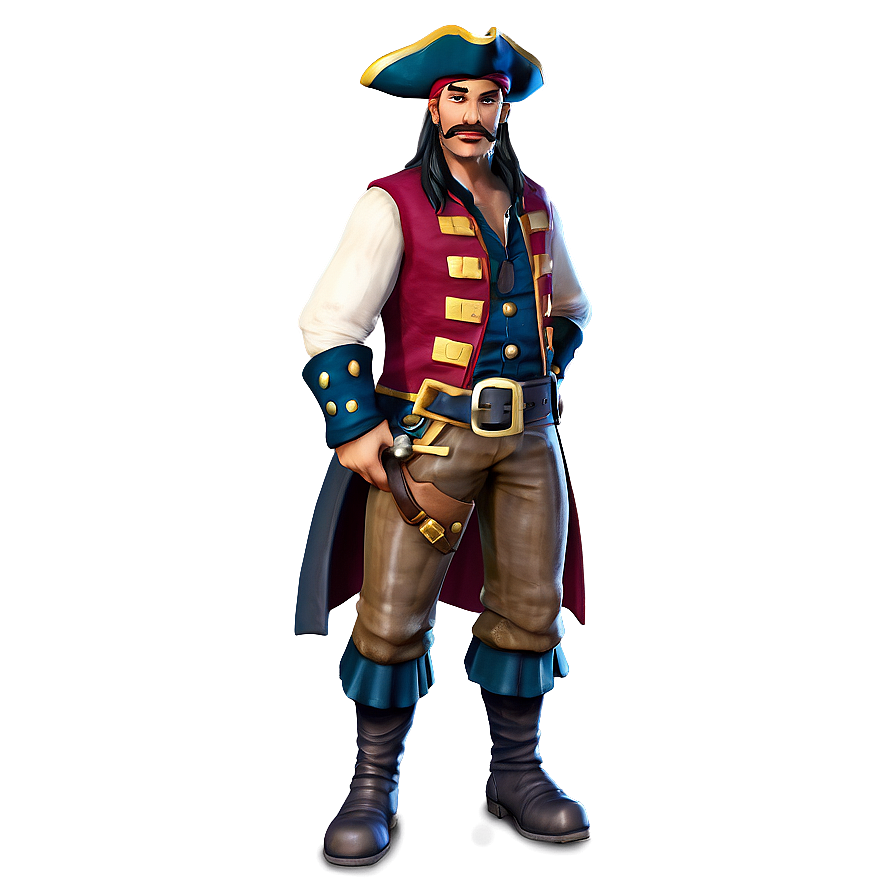 Pirate Game Character Captain Png 41 PNG