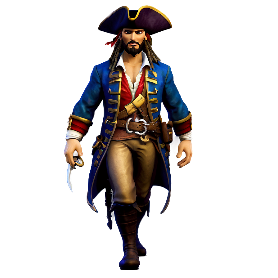 Pirate Game Character Captain Png Dbb41 PNG