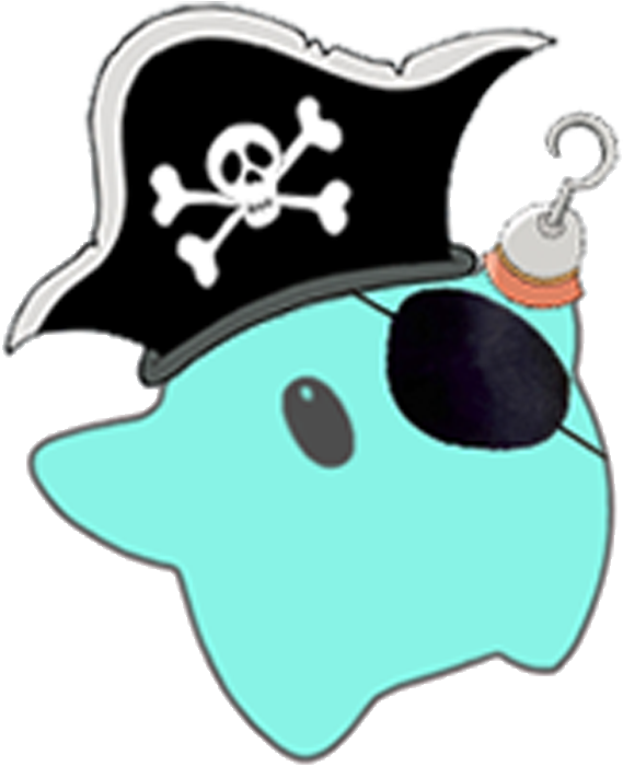 Pirate Hat Dolphin Cartoon Character PNG