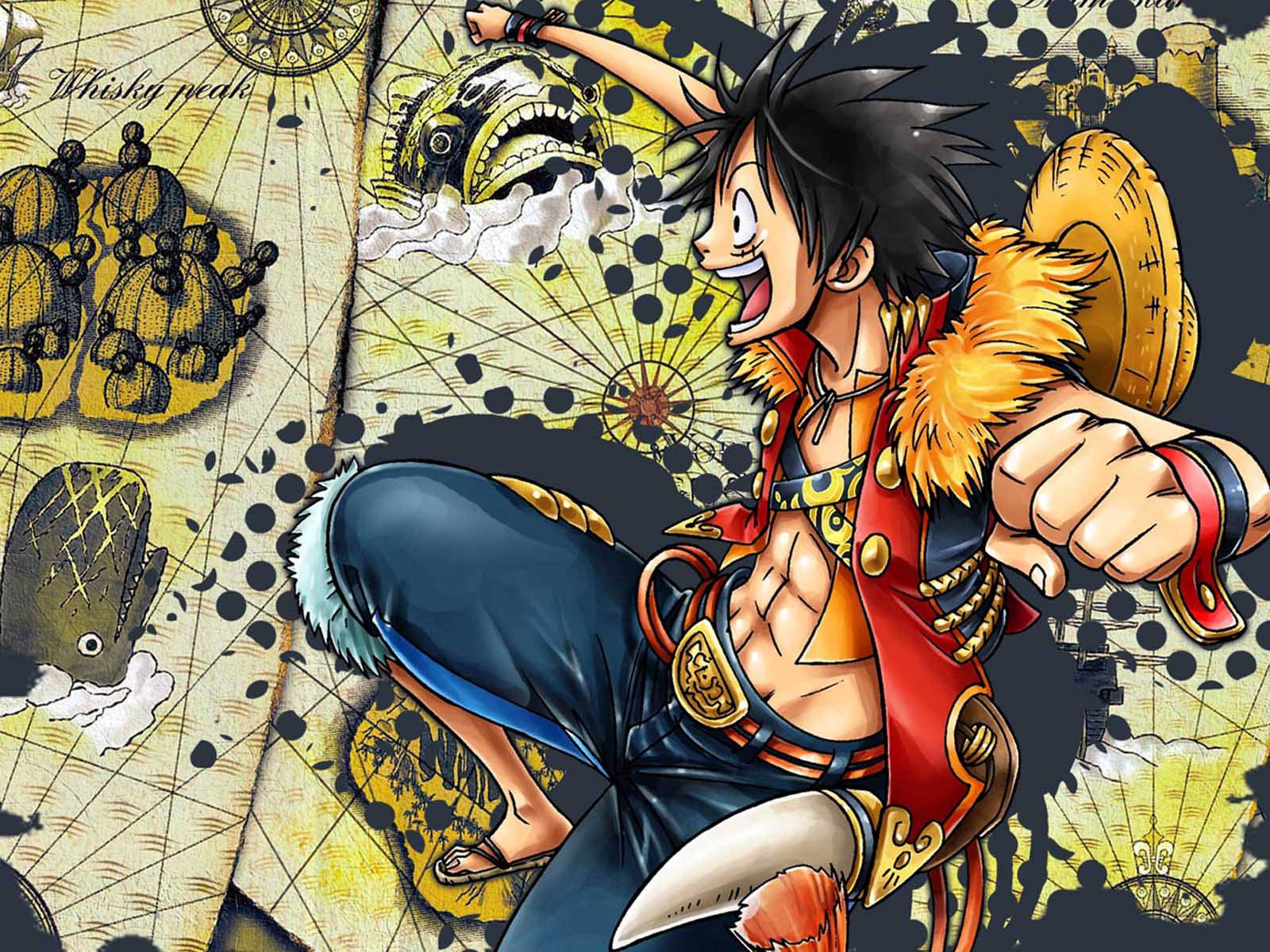 Pirate King Luffy Abs Wallpaper