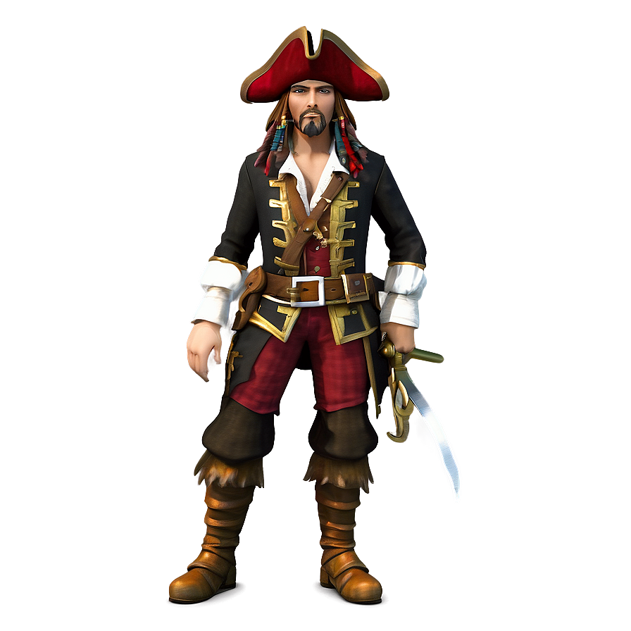 Pirate Rogue Adventurer Png Sva PNG