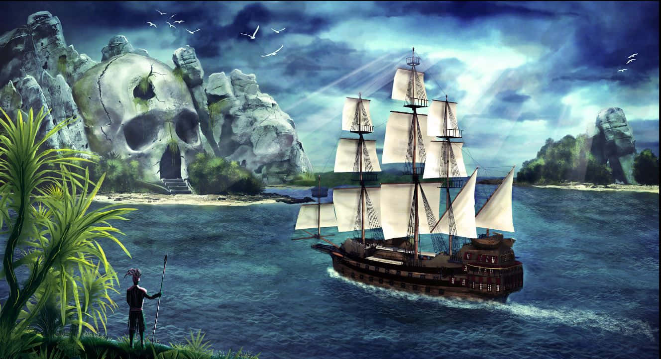 Piratenschiff1328 X 722 Hintergrund