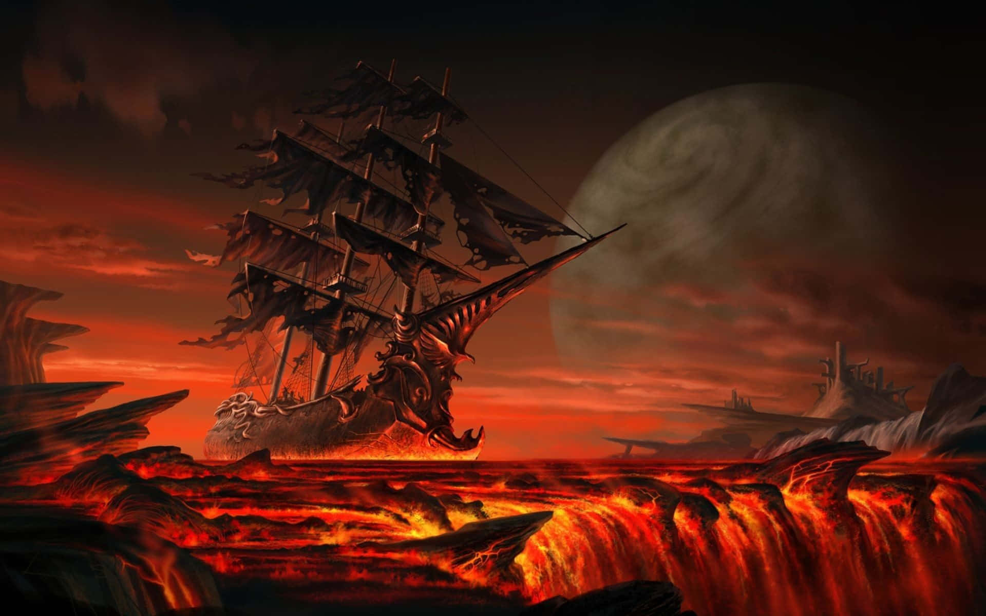 Piratenschiff1920 X 1200 Hintergrund