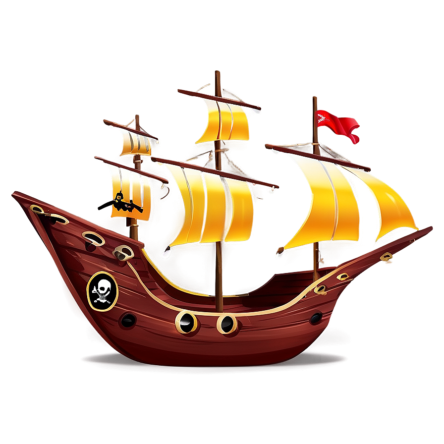 Pirate Ship Boat Png Lyw PNG