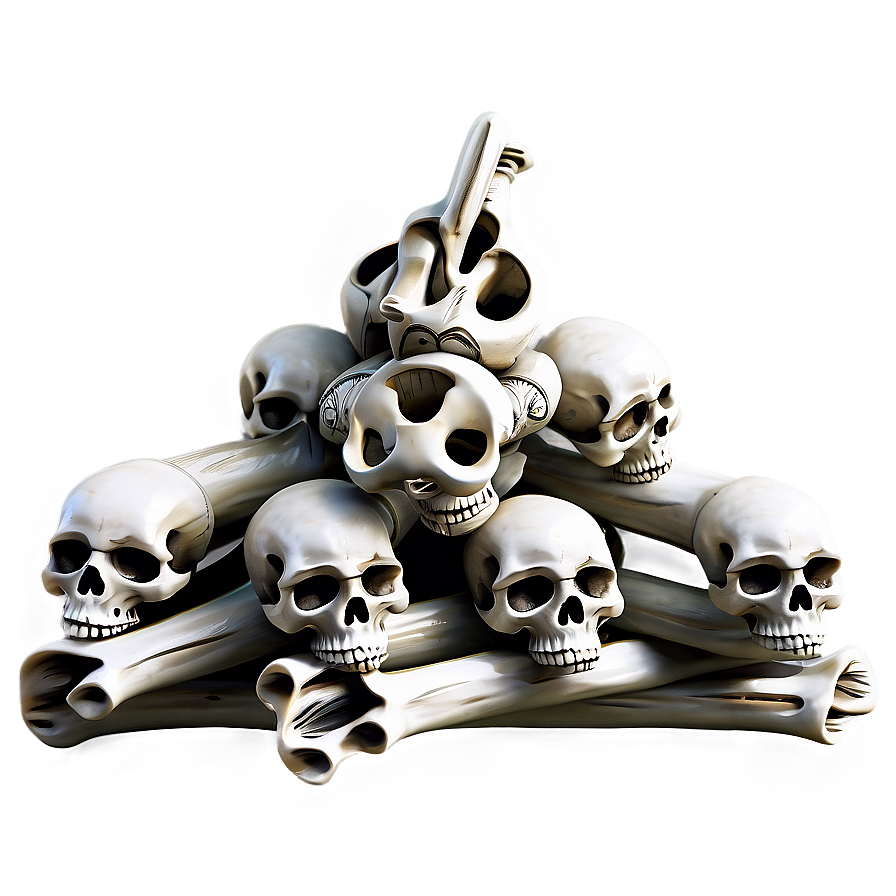 Pirate Ship Bone Pile Png Atb34 PNG