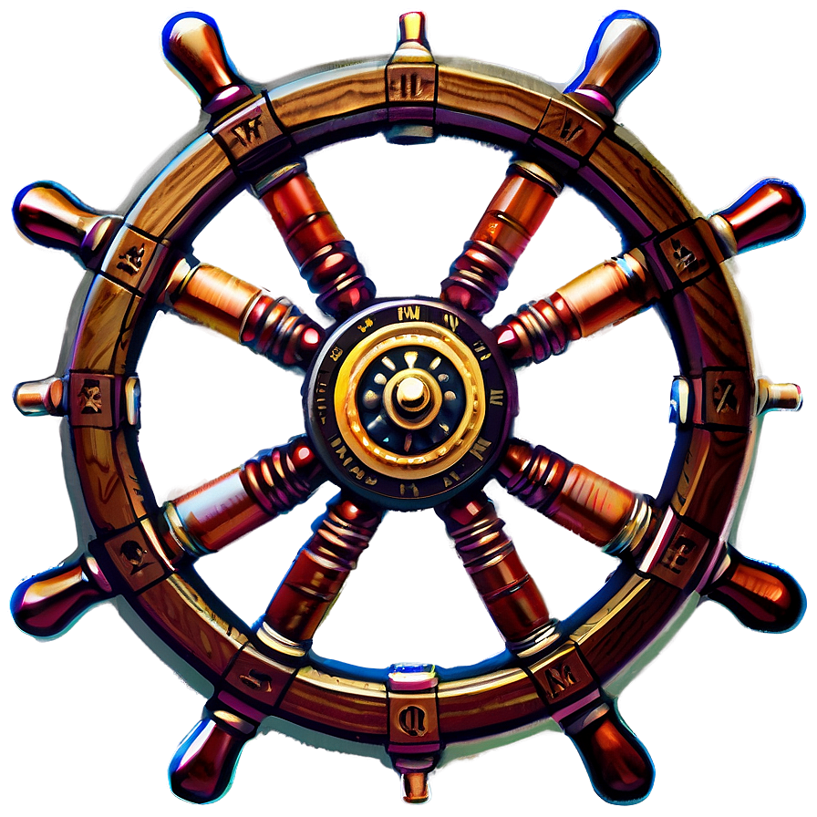 Download Pirate Ship Wheel Png Xnx | Wallpapers.com