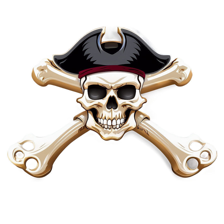 Pirate Skull Emblem Png B PNG