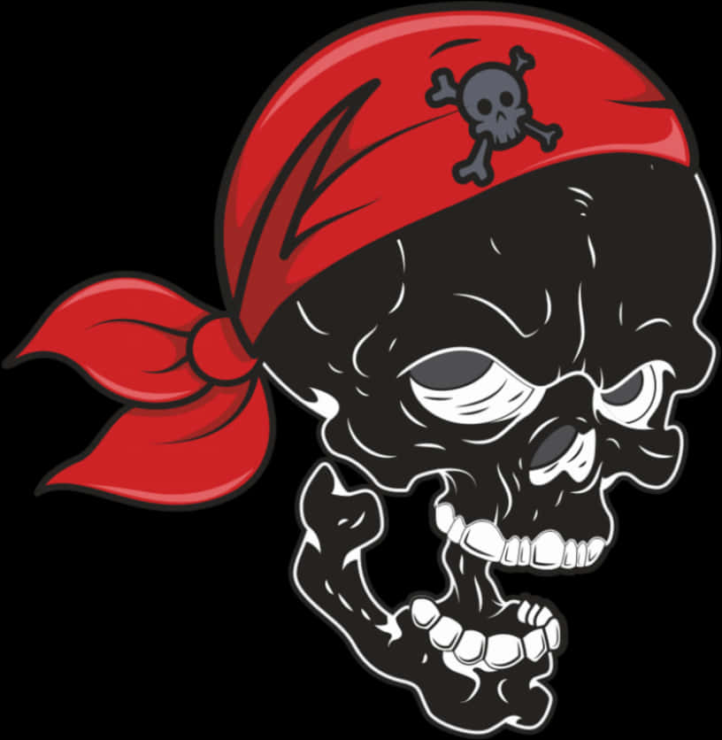 Pirate Skull Graphic PNG