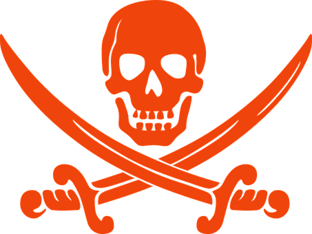 Pirate Skulland Crossbones Icon PNG